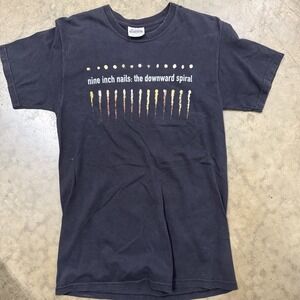 Vintage Y2K Nine Inch Nails The Downward Spiral Shirt Size Small